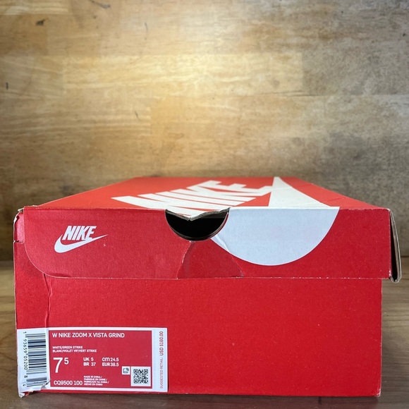 Nike ZoomX Vista Grind Womens Size 7.5 Shoes Sneakers Green Strike Vivid Purple - Picture 14 of 15